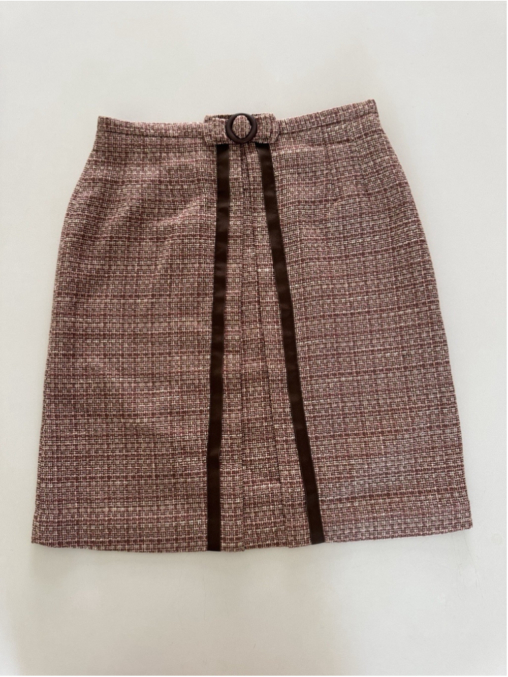 Vintage INC Tweed Skirt w Bow Size 4